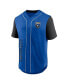 Branded Men's Royal San Jose Earthquakes Balance Fashion Baseball Jersey