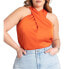 ფოტო #1 პროდუქტის Plus Size Halter Neck Top