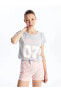 Фото #1 товара Пижама LCW DREAM с коротким рукавом и шортами