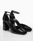 Фото #2 товара Women's Patent Leather-Effect Heeled Shoes