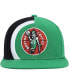 Фото #2 товара Men's Kelly Green Boston Celtics Hardwood Classics Retroline Snapback Hat