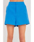 Фото #2 товара Women's High Waisted Suited Shorts