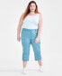 Фото #2 товара Women's Cargo Capri Pants, Created for Macy's