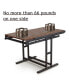 Dining table Multifunctional solid wood folding conversion table/folding shelf can be used