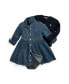 Фото #3 товара Baby Girls Denim Cotton Shirtdress