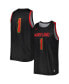 ფოტო #2 პროდუქტის Men's Black Maryland Terrapins Replica Basketball Jersey
