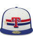 Фото #2 товара Men's Cream/Royal Texas Rangers 2024 MLB All-Star Game Workout 59FIFTY Fitted Hat