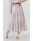 ფოტო #3 პროდუქტის Women's Tiered Maxi Skirt
