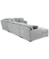 Фото #13 товара Radley 4-Pc. Fabric Chaise Sectional Sofa with Wedge Piece, Created for Macy's