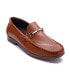Фото #1 товара Men's Perforated Buckle Loafers