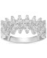 ფოტო #3 პროდუქტის Cubic Zirconia Marquise Cluster Ring in Sterling Silver, Created for Macy's