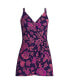 ფოტო #2 პროდუქტის Women's Tulip Wrap Mini Swim Dress One Piece Swimsuit