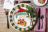 Old St. Nick Green Hat 4-Piece Place Setting