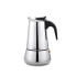 Italian Coffee Pot Feel Maestro MR-1660-4 Black Silver Stainless steel 18/10 200 ml 4 Cups