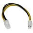Фото #7 товара StarTech.com 8in ATX12V 4 Pin P4 CPU Power Extension Cable - M/F - 0.204 m - ATX (4-pin) - ATX (4-pin) - Male - Female - Black - White - Yellow