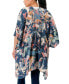 Abstract Print Kimono Cover Up