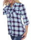 Фото #2 товара Women's Oakley Stretchy Plaid Top