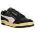 Фото #2 товара Puma Slipstream Lo The Neverworn Lace Up Mens Black Sneakers Casual Shoes 38496