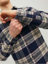 Фото #5 товара Pánská košile JJPLAIN Slim Fit 12237039 Navy Blazer