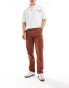 Фото #1 товара ASOS DESIGN straight chino in washed dark tan