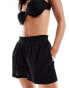 Threadbare broderie shorts in black