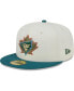 Фото #2 товара Men's Cream Toronto Blue Jays Chrome Evergreen 59FIFTY Fitted Hat