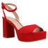 Фото #2 товара Chinese Laundry Theresa Platform Womens Red Dress Sandals THERESA-LLR