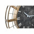 Фото #2 товара Часы настенные DKD Home Decor 60 x 6,5 x 78 см Стеклянный Серебряно-чёрный Позолоченный Железо (2 штуки)
