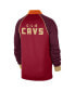 Men's Wine Cleveland Cavaliers 2023/24 City Edition Authentic Showtime Performance Raglan Full-Zip Jacket
