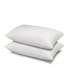 100% Cotton Dobby-Box Shell Soft Density Stomach Sleeper Down Alternative Pillow, Standard - Set of 2