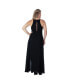 ფოტო #3 პროდუქტის Women's Plus Size Lace Detailed Sleeveless Maxi Dress