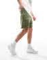 Aape By A Bathing Ape jersey shorts in green camo print grün, L - фото #4