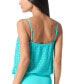 Фото #2 товара Women's Laguna Bra-Sized Underwire Blouson Tankini Top