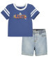 ფოტო #1 პროდუქტის Baby Boys Logo T-shirt and Shorts Set
