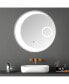 Фото #6 товара Зеркало настенное Simplie Fun с LED-подсветкой и функцией запоминания, зеркала ванной комнаты против запотевания 24 дюйма.
