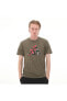 Ib8257-e Tr-es+ Bl Log T Erkek T-shirt Haki