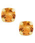 ფოტო #6 პროდუქტის Gemstone Stud Earrings in 10k Yellow Gold