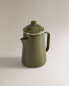 Outdoor enamelled camping teapot