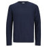 Фото #3 товара JACK & JONES Linen Knit Crew Neck Sweater