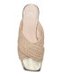 ფოტო #4 პროდუქტის H Halston Women's Braided Slip On Wedge Sandals