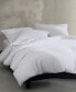 Фото #7 товара Washed Texture Solid Cotton Jacquard 3 Piece Duvet Cover Set, Queen