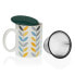 Фото #1 товара Чашка с заварочным фильтром Versa Erin Фарфор Керамика
