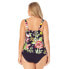 Фото #2 товара Anne Cole Womens Plus Size Ring Strap Underwire Tankini Multi Size 18W