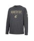 Фото #3 товара Men's Charcoal Washington State Cougars Team OHT Military-Inspired Appreciation Hoodie Long Sleeve T-shirt