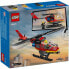 LEGO Fire Rescue Helicopter Construction Game