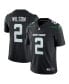 Фото #2 товара Men's Zach Wilson Stealth Black New York Jets Vapor Limited Jersey