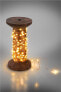 Фото #4 товара Wentronic LED Light Chain "Yarn Bobbin" - large - Fairy lights - Brown - Transparent - IP20 - Transparent - 150 lamp(s) - LED