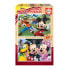 EDUCA BORRAS 2X50 Pieces Mickey & Friends Wooden Puzzle