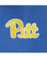 Фото #3 товара Men's Royal Pitt Panthers Tortugas Logo Quarter-Zip Jacket
