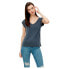 ფოტო #1 პროდუქტის PIECES Kamala short sleeve v neck T-shirt